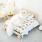Wooden exclusive pet bed