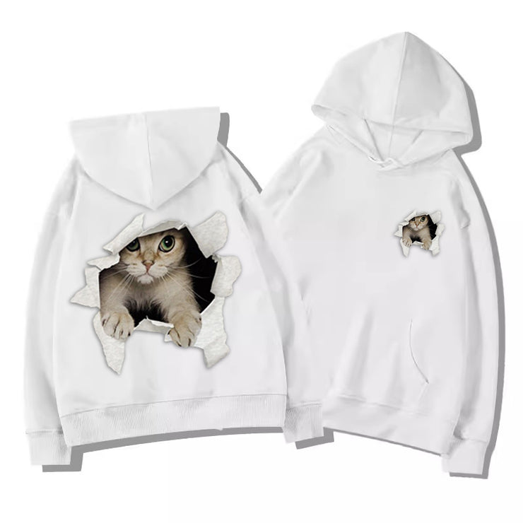Cat Hooded Sweatshirt