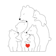 Bears Family Portrait Puzzle