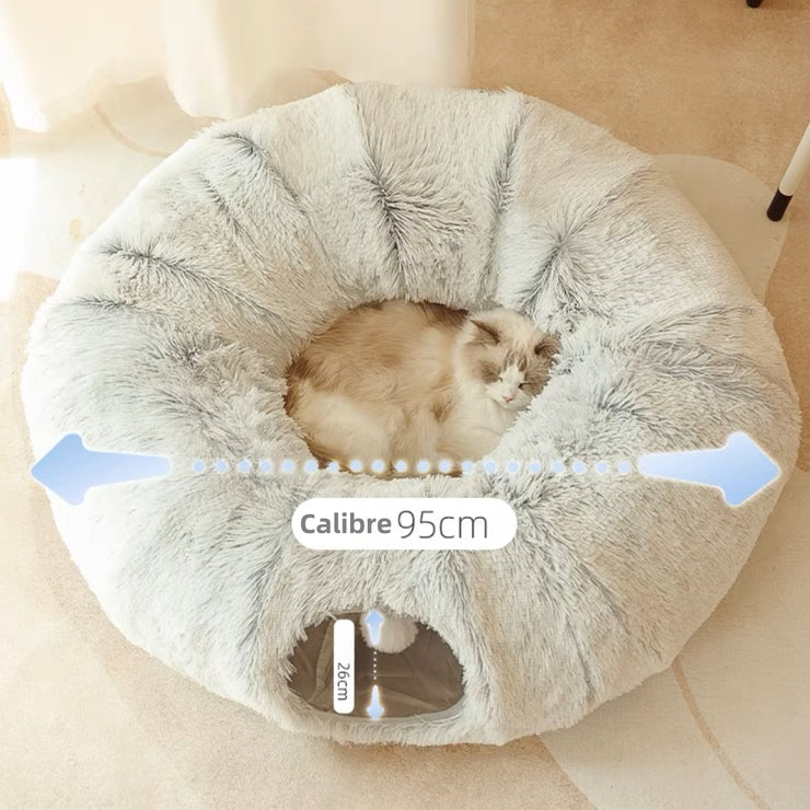 Soft Tunnel Interactive Cat Bed - bubbpup™