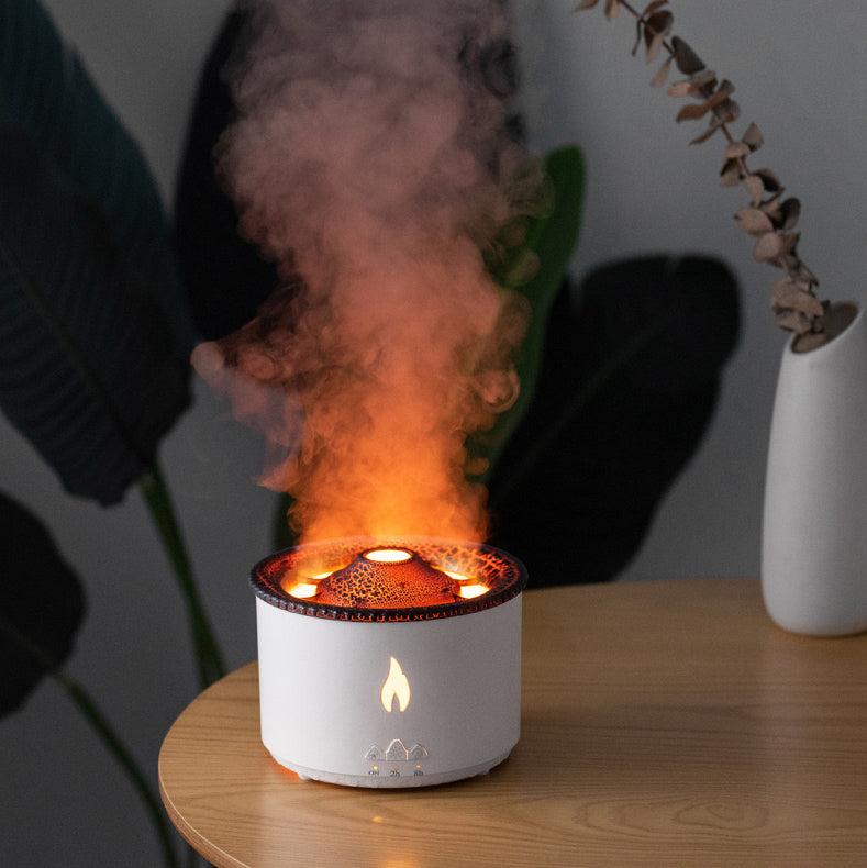 Humidificateur d'arôme de volcan créatif