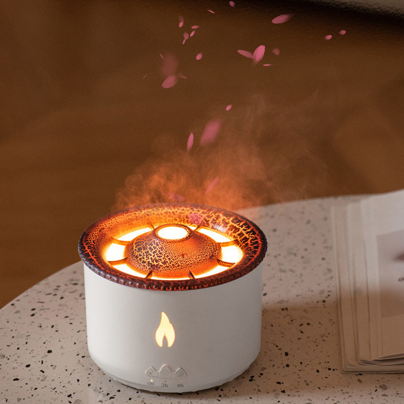 Humidificateur d'arôme de volcan créatif