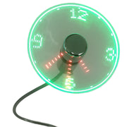 Usb Clock Temperature Fan