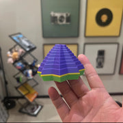 3D Radish Tower Octagonal Star Toy