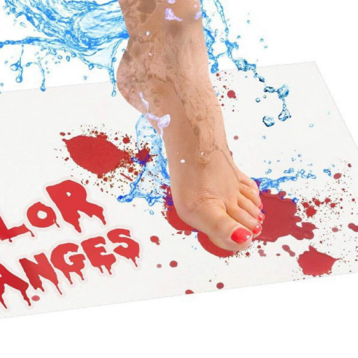 Tapis de bain créatif à changement de couleur