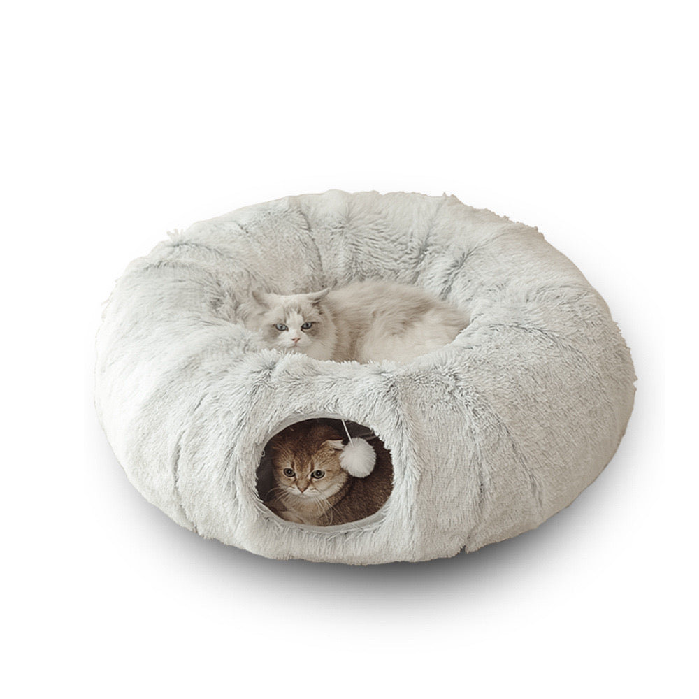 Soft Tunnel Interactive Cat Bed - bubbpup™