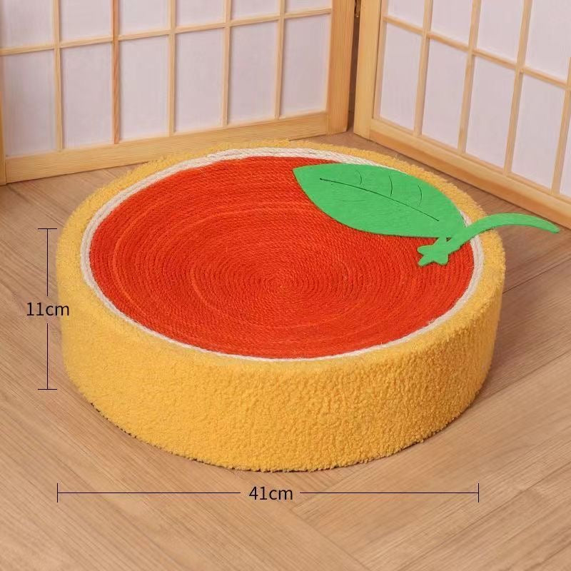 cat scratching board bed