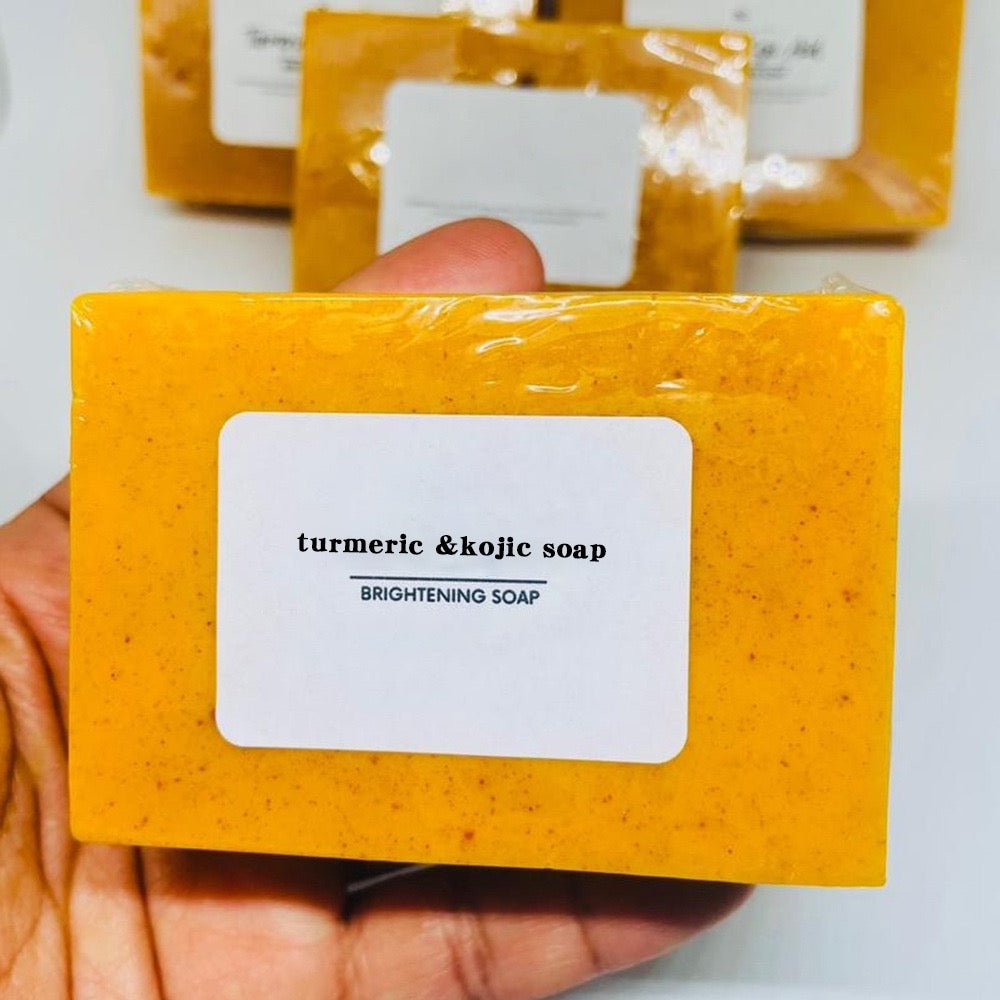 Lemon Turmeric KojicAcid Soap Mask