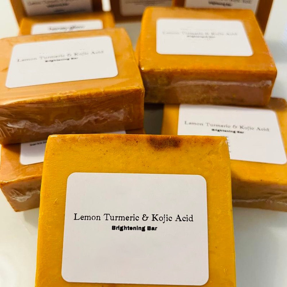 Lemon Turmeric KojicAcid Soap Mask