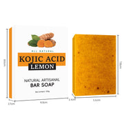Lemon Turmeric KojicAcid Soap