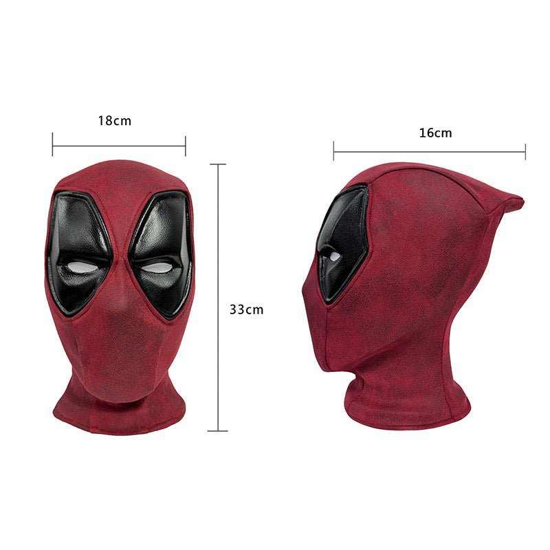 Deadpool Leather Mask Headgear