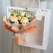 Bouquet de fleurs au crochet 