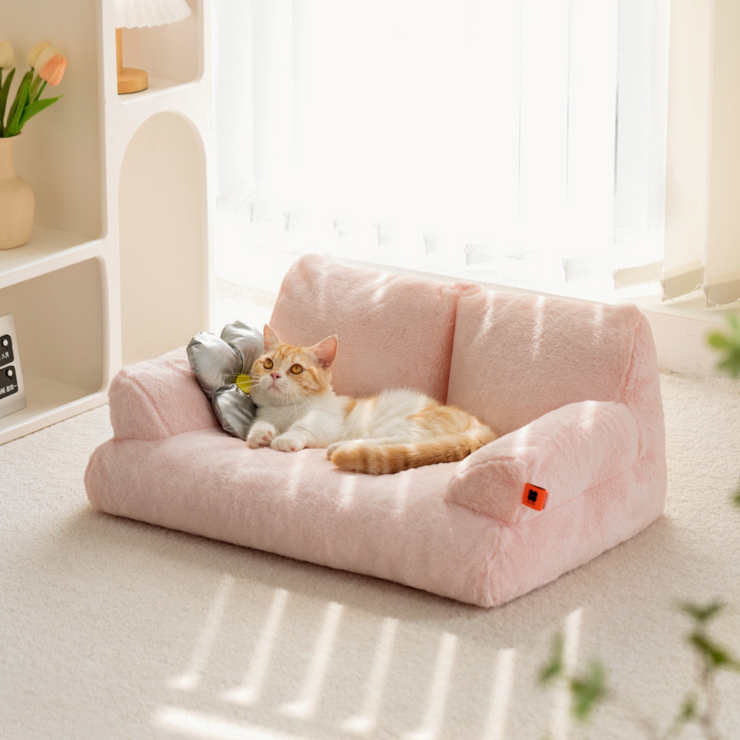 Macaron Luxurious Memory Foam Pet Sofa - Bubblepup™