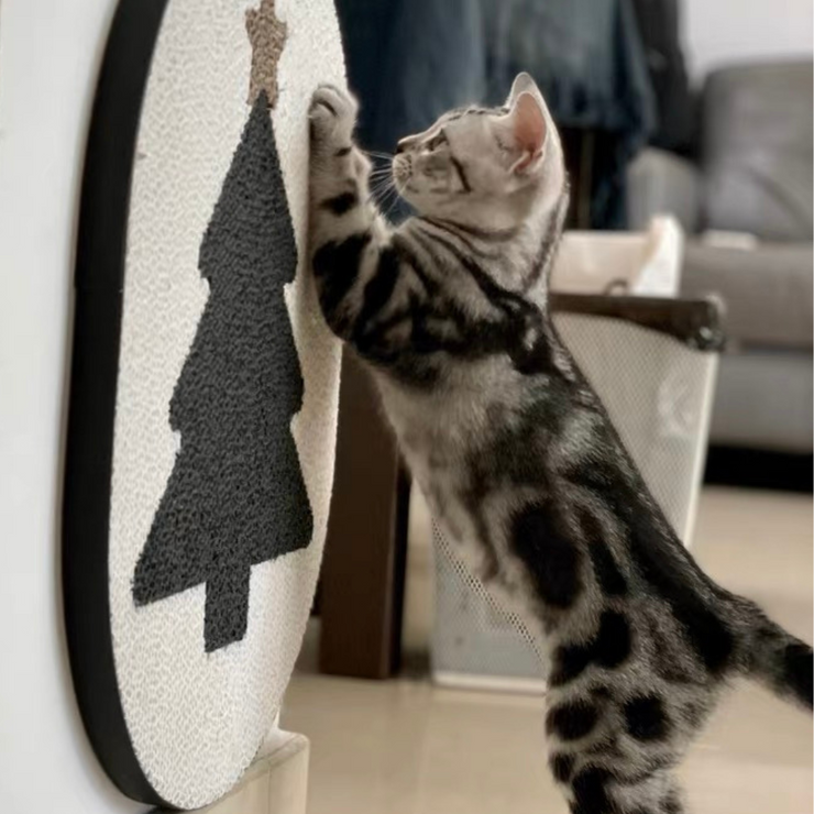 Planche à gratter pour chat "Arbre de Noël