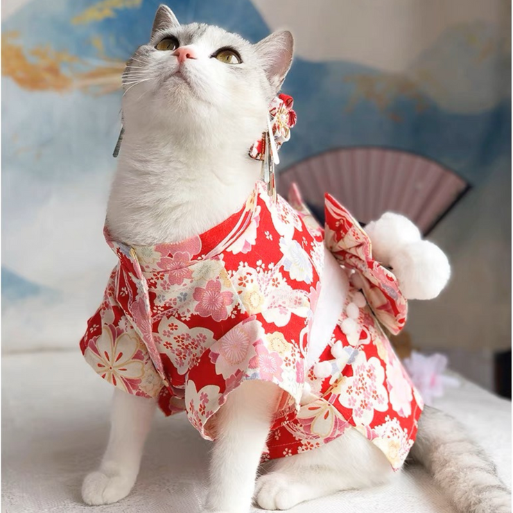 Kimono pour animaux de compagnie de style japonais™